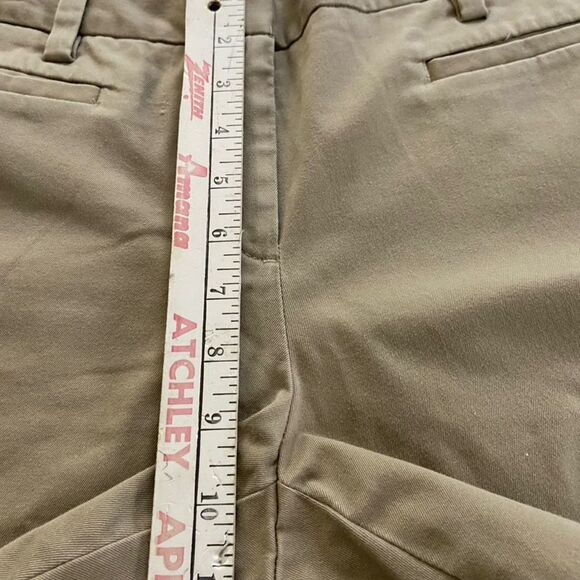 Lands' End Tan Midrise Chino Cropped Capris Women's Size 10​​ - Picture 8 of 10